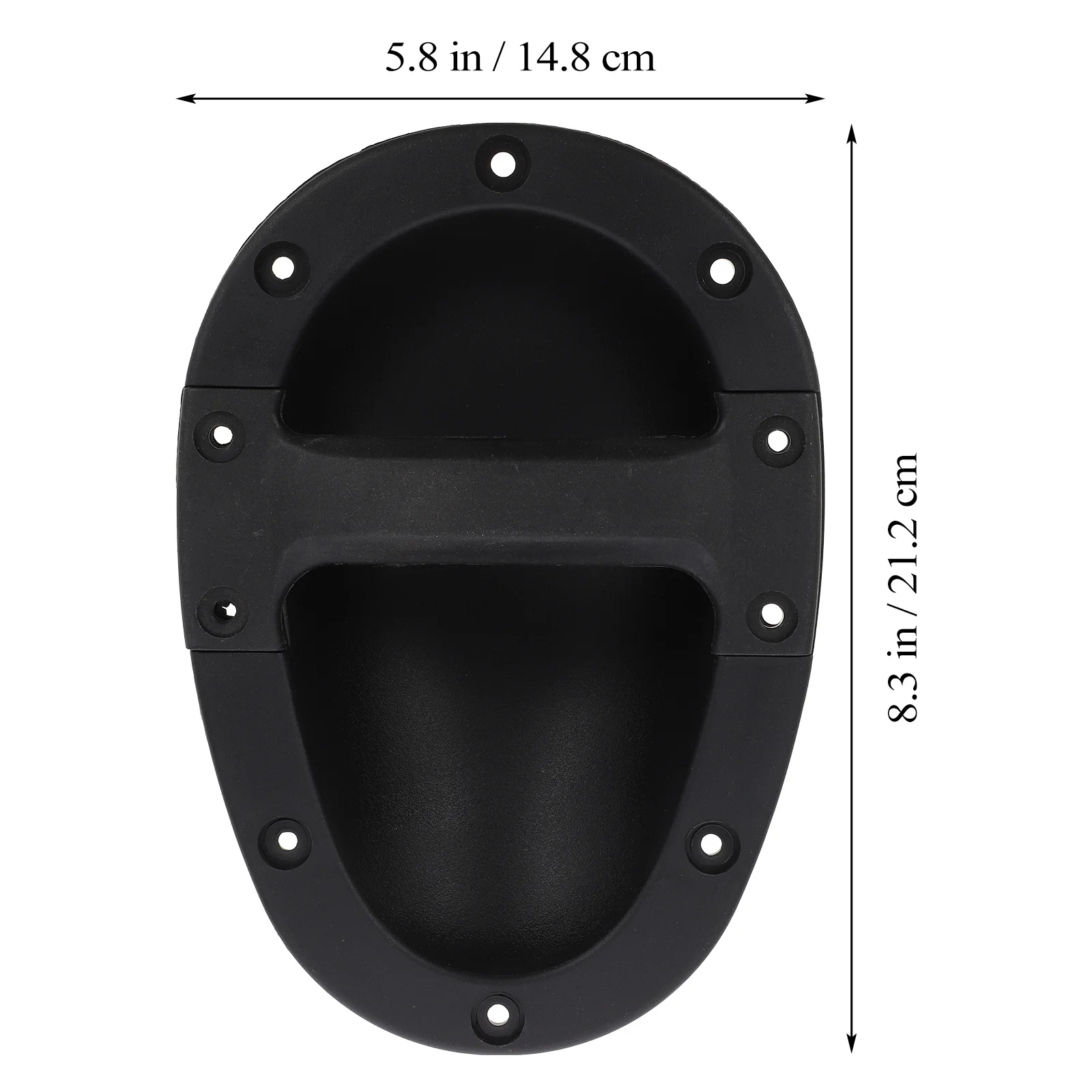 

2Pcs Durable Speaker Cabinet Handle Recessed Loudspeaker Accessories Smooth Surface Comfortable Hold Professional Practical