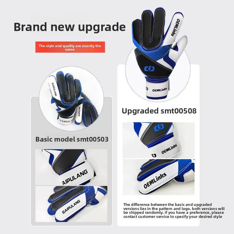 Gift Box Gloves Unisex Thick Non Slip Wear Resistant Professional Soccer Goalkeeper Match Training Kids Adults One Size