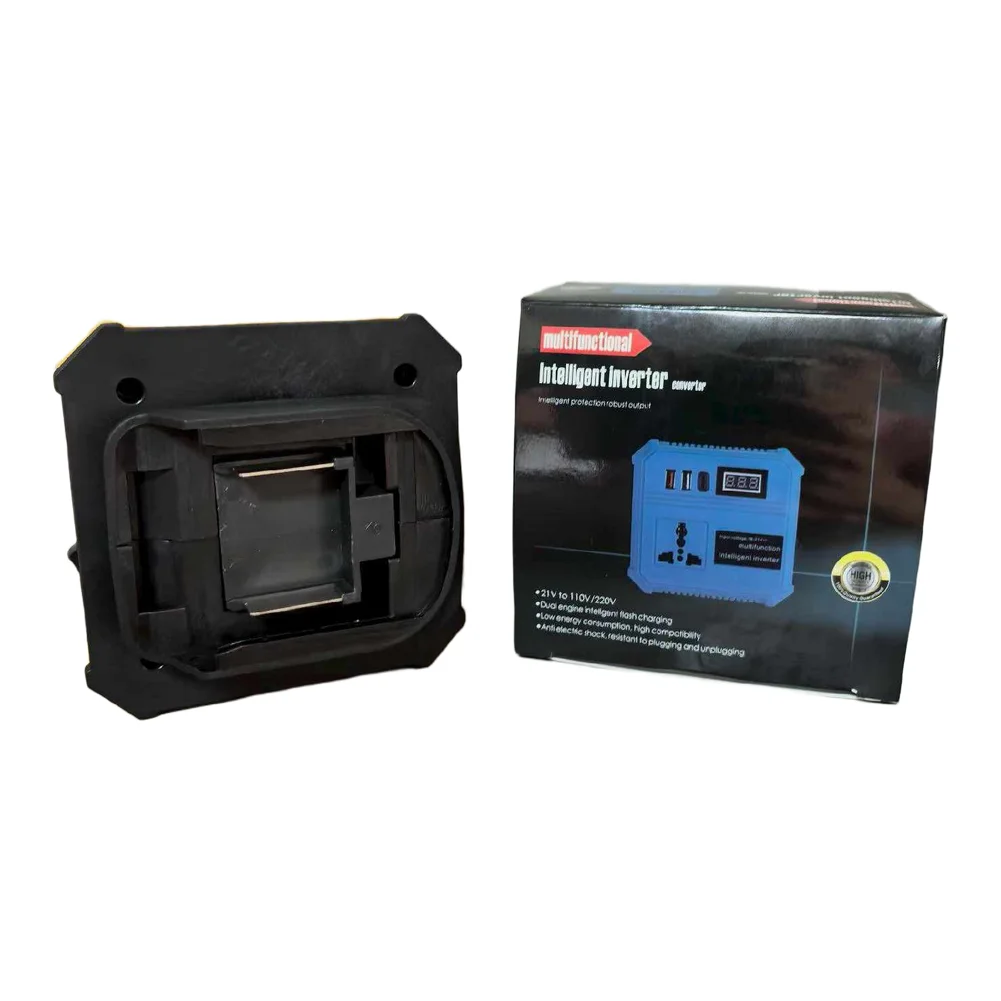 220V Portable Power Inverter for Converting DC Power to AC Output Supporting Tools Lighting and Communication Devices Off Grid