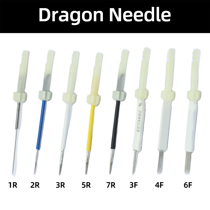 

20PCS/50pcs/100pcs 1R/2R/3R/5R/7R/3F/4F/6F Tattoo Needles for Permanent Makeup Eyebrow and Lip Designs Taiwan Dragon Machine