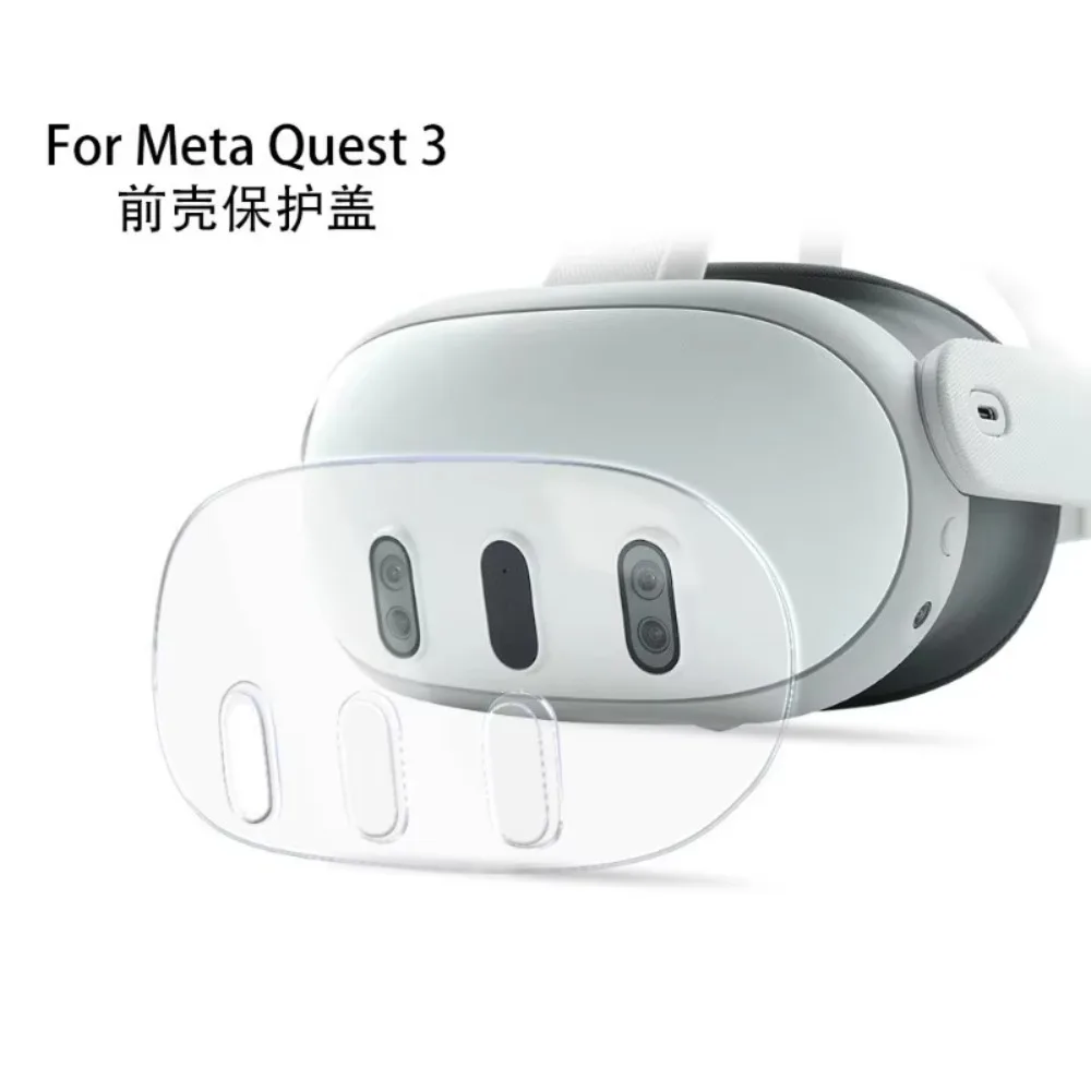 Anti-scratch Transparent Camera Shell Compatible with Meta Quest 3 VR Headset Anti-collision Protective Accessories