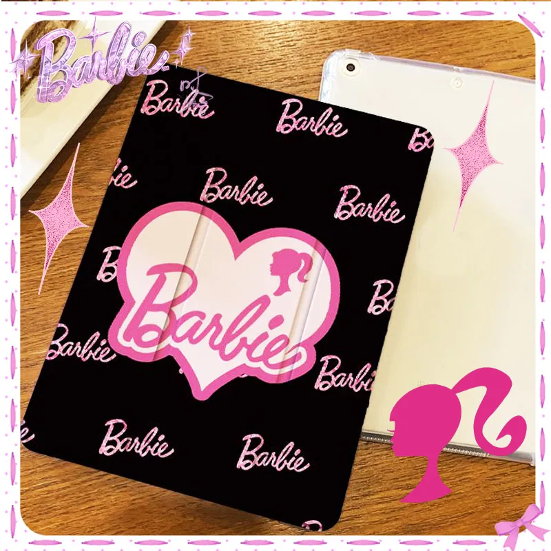 

Barbie Etablet Computer Case Kawaii Ipad Mini Air 5 4 Pro 2022 Protective Shell Protecting Screen Trendy Movie Girls Gift Lovely