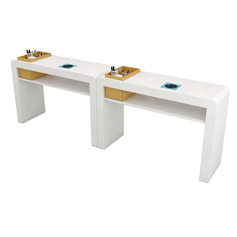 Modern Luxury Manicure Table Professional Simple Aesthetic Manicurist Nail Table Mesa Manicura Cleaner Salon Furniture