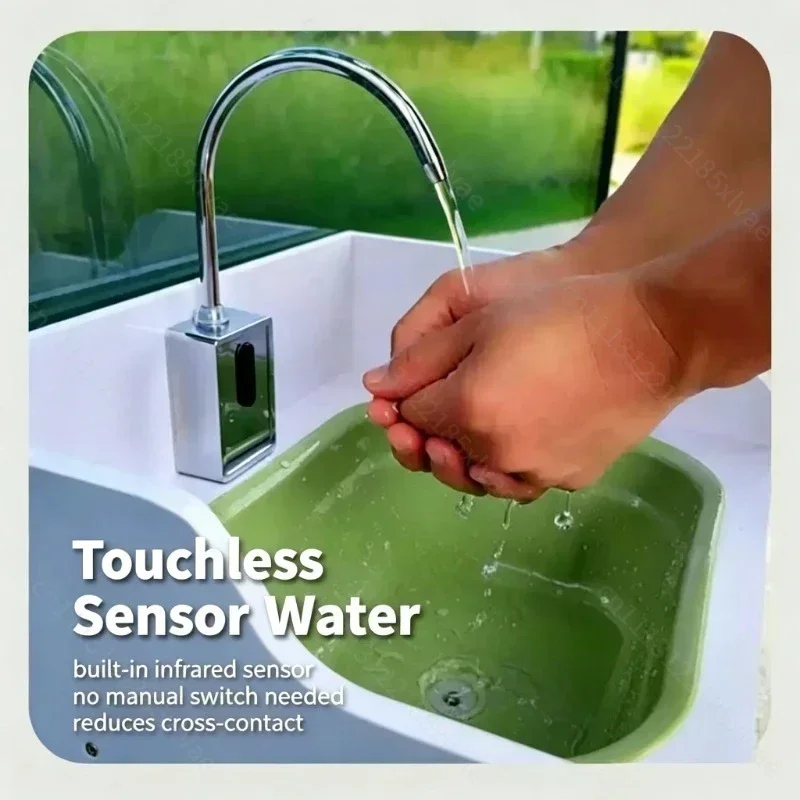 Portable Heated Hand Washing Station Mobile Sink with Water Tank & Sensor Outlet, Medical Beauty Salon Hygiene Equipment