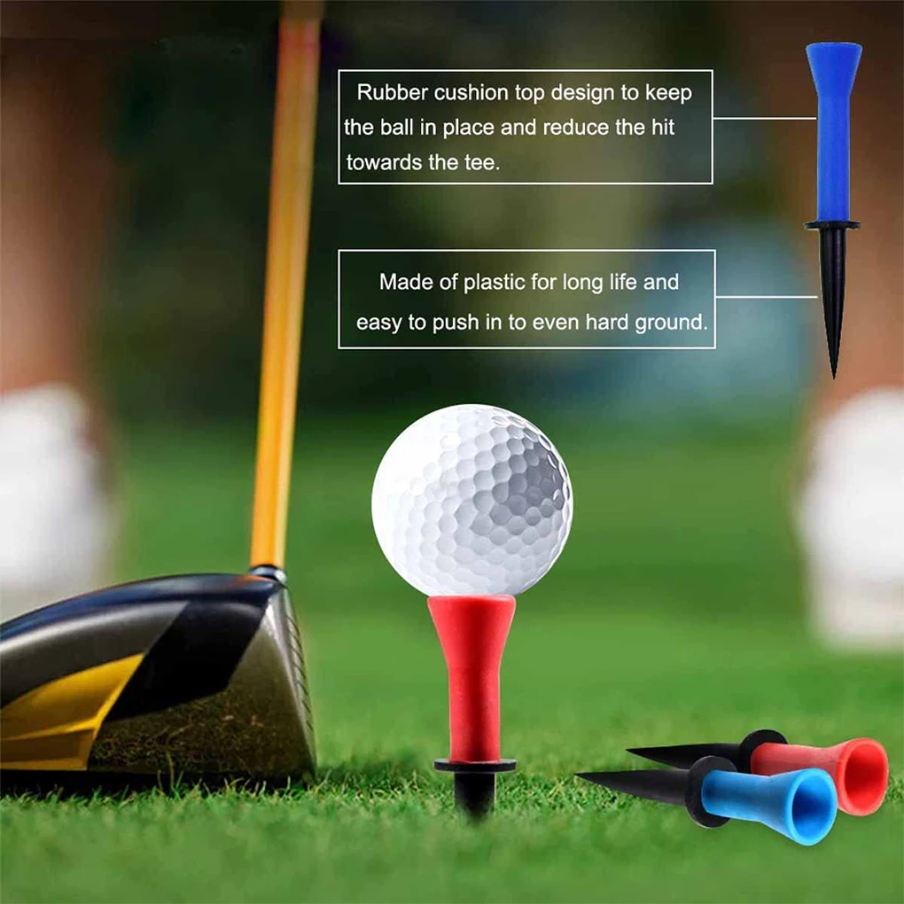 Soporte de pelota profesional de plástico para Golf, accesorios de práctica, 12 piezas