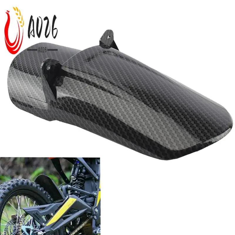 

A026-Motorcycle Rear Mudguard For Sur-Ron Surron Light Bee Dust Cover Carbon Fiber Pit Dirt Bike Electric Motocross