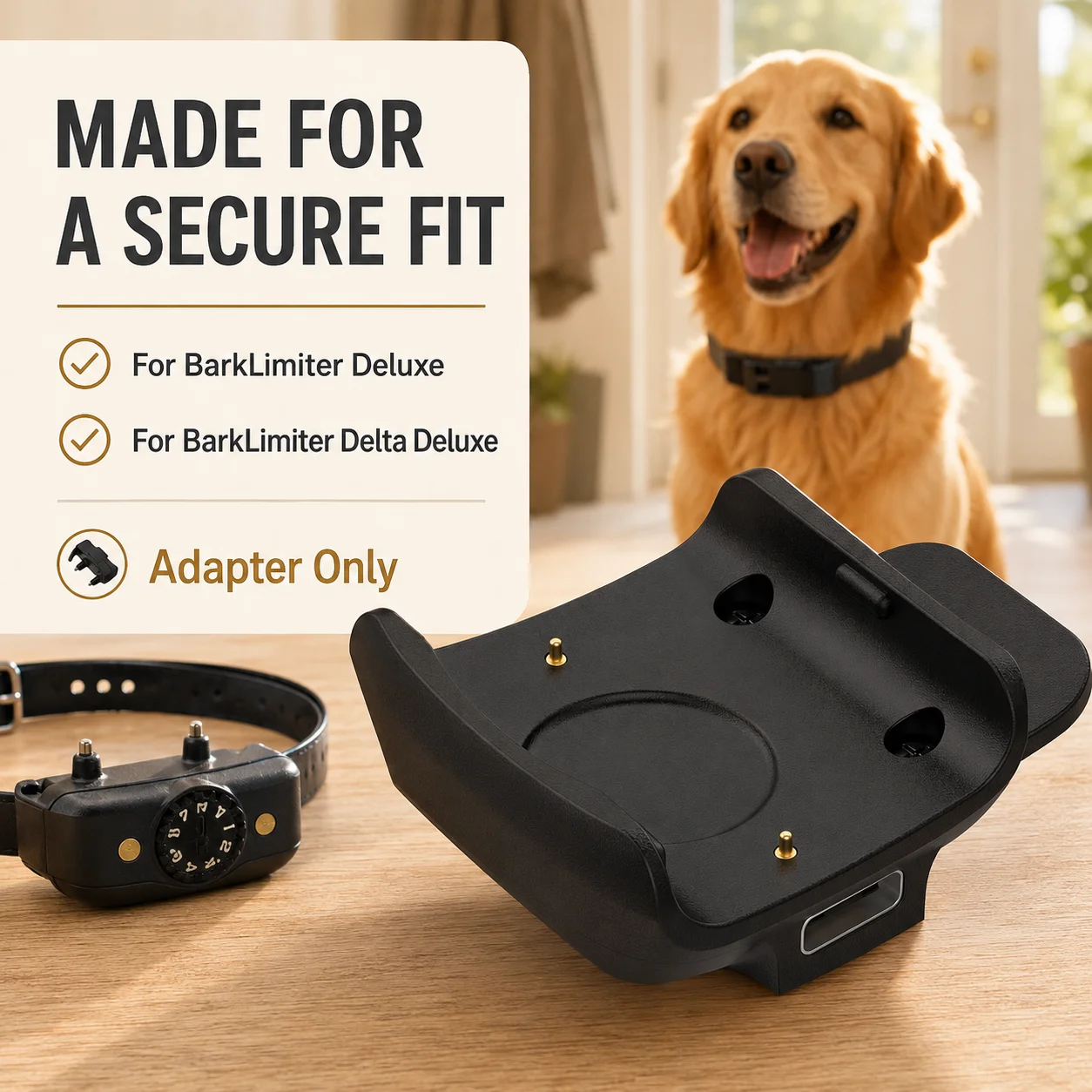Replacement Charging Dock For Garmin BarkLimiter Deluxe / Delta Deluxe Dog Training Collar Charger Base Adapter Charging Station