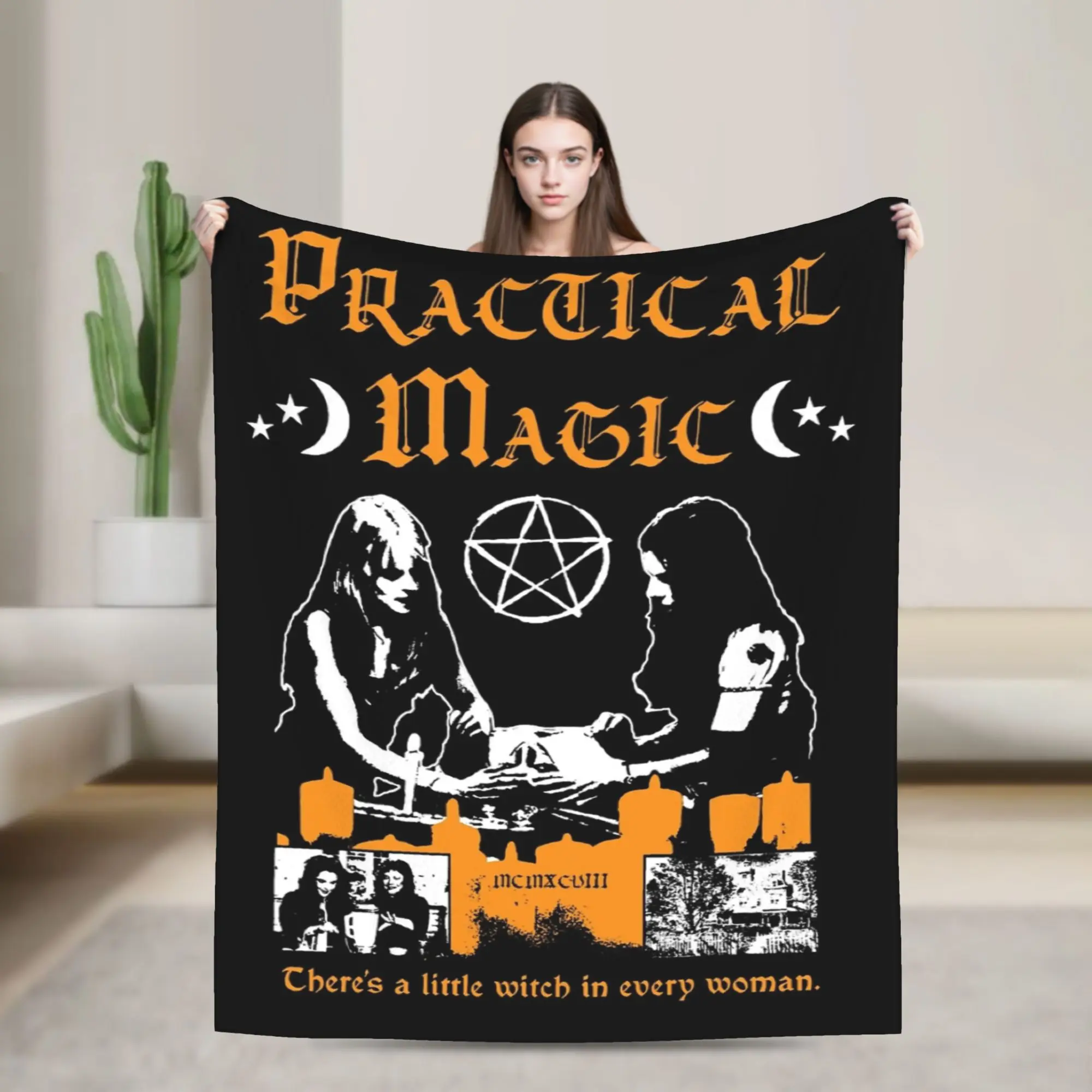 Practical Magic Blankets  Flannel Awesome Warm Throw Blanket for Bedding Lounge Spring/Autumn