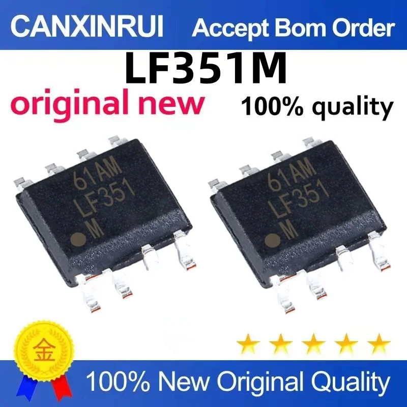 

（10 pieces）LF351M LF351MX LF351 SOP-8 Single Operational Amplifier IC Chip
