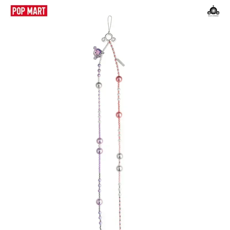 POP MART SKULLPANDA The Sound Series Blind Box Mobile Phone Hanging Chain Mystery Box Toys Kawaii Ornaments Figurines Home Decor