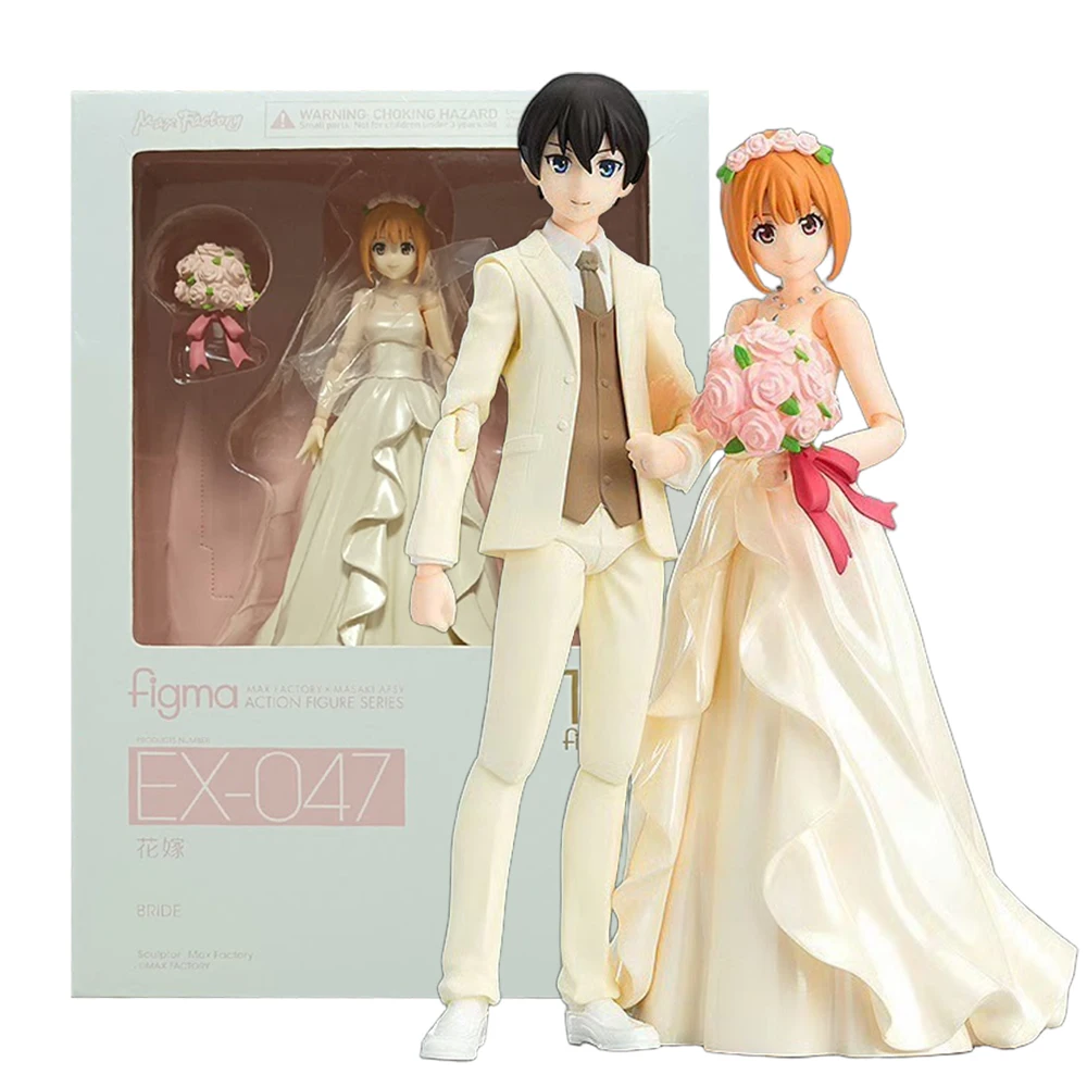 12CM Anime les Quintuplets par excellence Nakano Yotsuba Figure EX-047 Uesugi Fuutarou robe de mariée modèle jouet figurine d'action