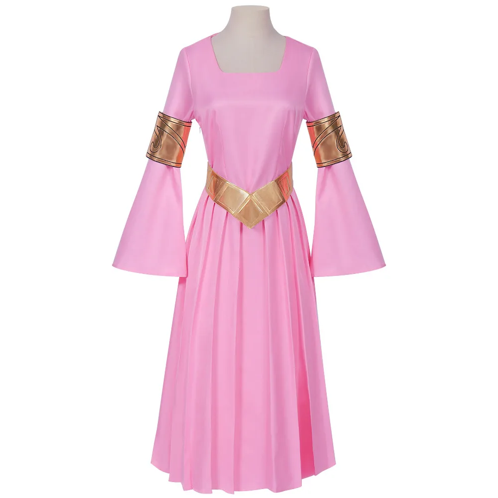 Disfraz de Hancock de Anime para mujer, conjunto completo de vestido rosa, uniforme, ropa de actuación para fiesta de carnaval, Halloween, juego de rol