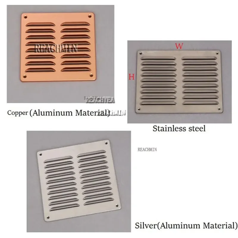 

Aluminum Air Vent Ventilator Grille Undereave Under eave Louvers Stainless steel Copper Rain