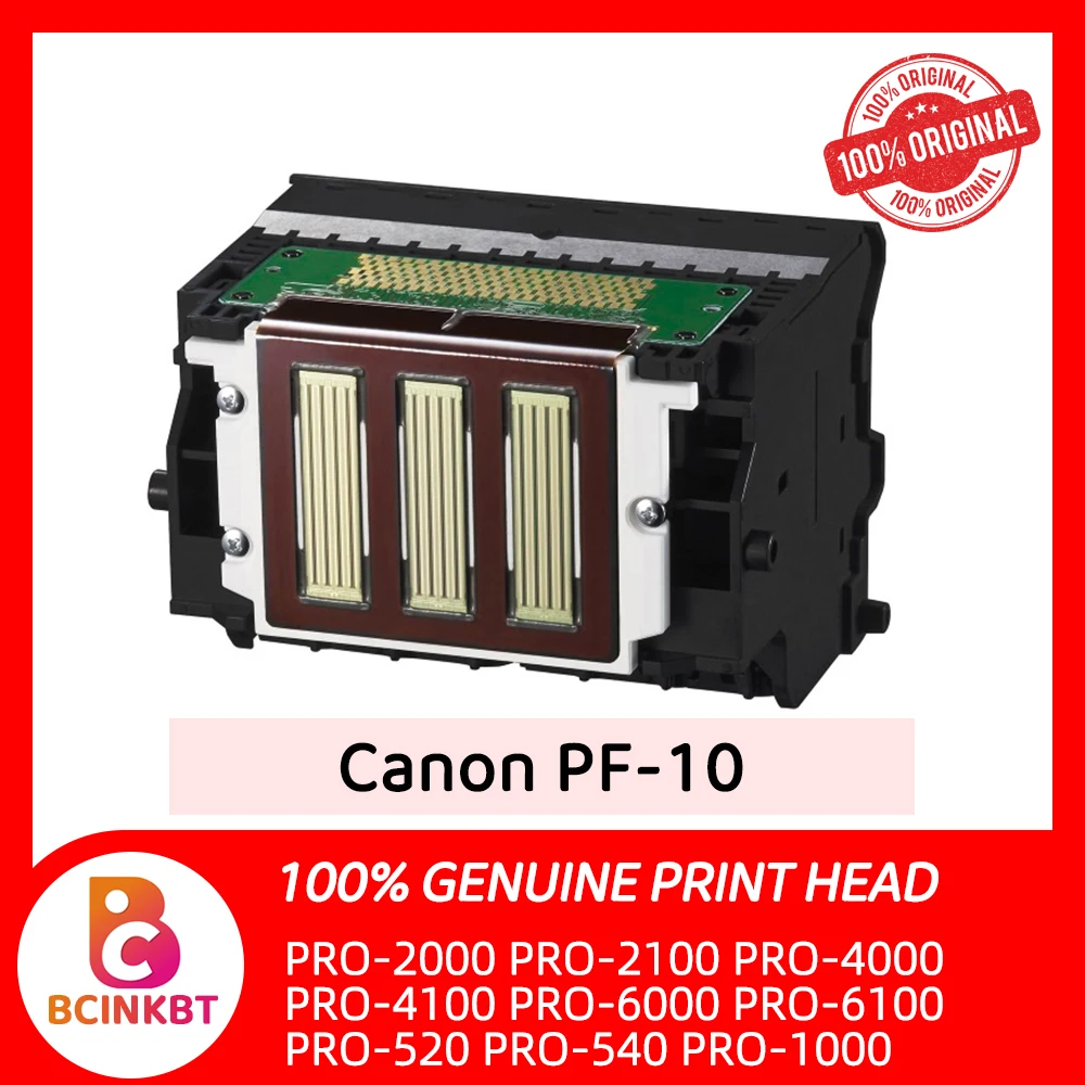 Original For Canon PF-10 PF10 Printhead PRO-2000 PRO-2100 PRO-4000 PRO-4100 PRO-6000 PRO-6000S PRO-520 PRO-540 PRO-560S PRO-1000