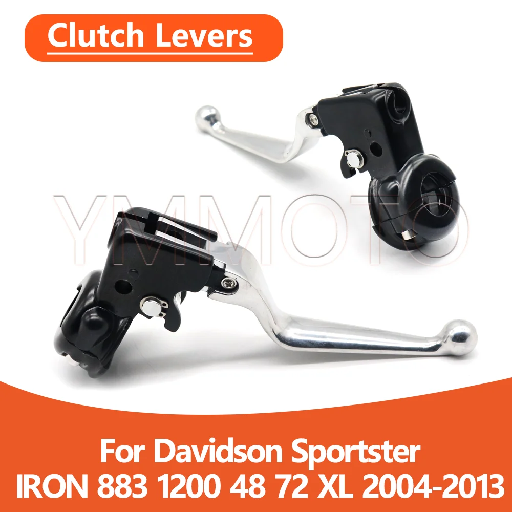 

For Harley Sportster Standard Custom XL 883 1200 48 R XL883N XL1200 X48 2004-2013 Clutch Lever Seat Hydraulic Master Cylinder
