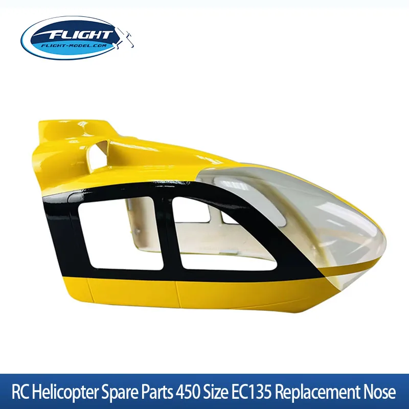 RC-Helikopter Rumpf Ersatzteile Landegestell Roban 450 Größe EC135 Ersatz-Nasenabdeckung/Heckteil