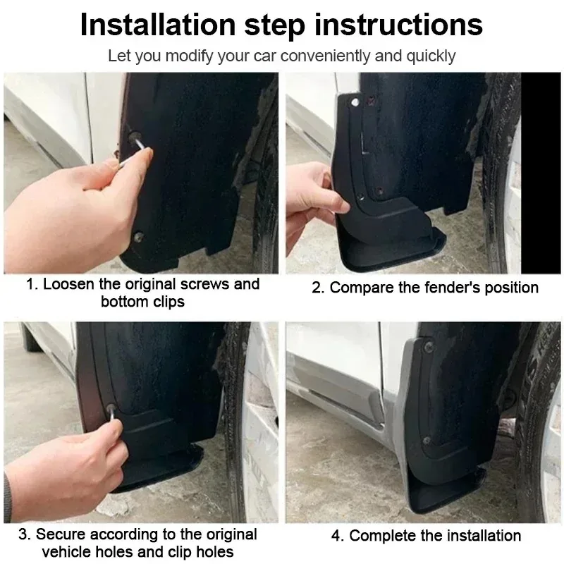 

Для Haval H6 (4-е поколение, 2024-2025) DHT-PHEV: Защитные брызговики, передние и задние крылья, накладки на колеса, автомобильные аксессуары