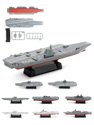 ViiKONDO Military Vehicle Toy Model Warship Carrier U-boat Submarine US Army Ship China Cruiser German Battleship Assembly Gift