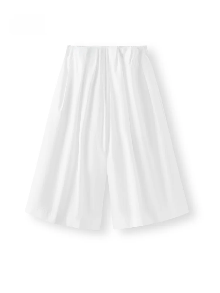

Semir Women's Casual Trousers Summer Textured Pleated Wide Leg Pants Color 2026 New Loose Feel Skirt Pants