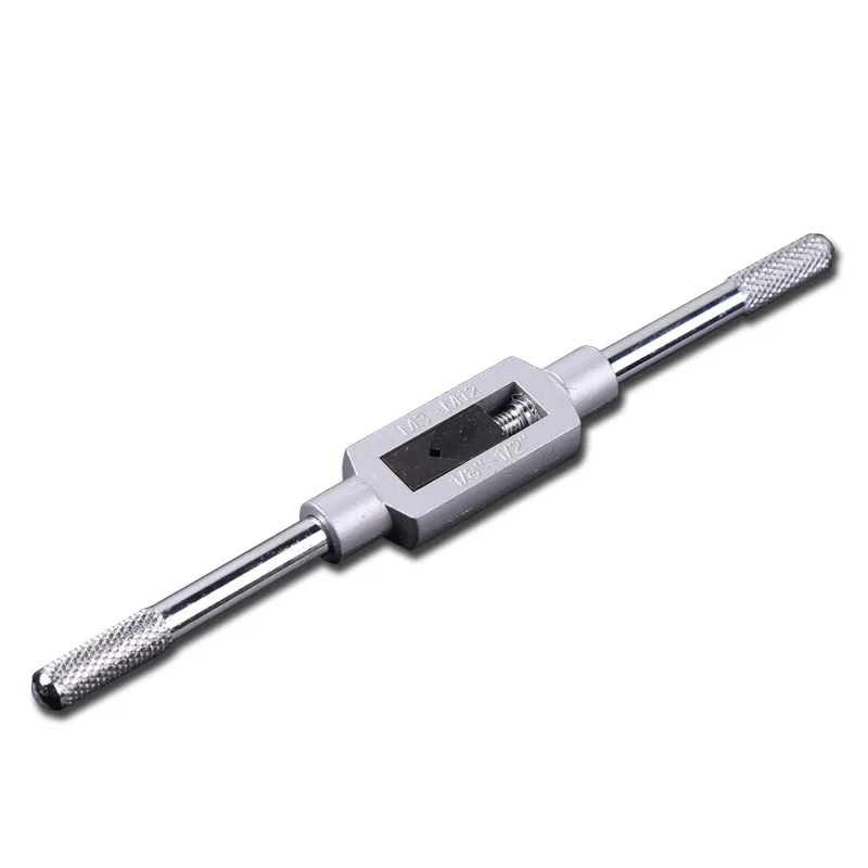 M3-12Adjustable Tap Wrench for Thread Tap Handle Spanner Steel Hand Taps Holder Tapping Reamer Tools