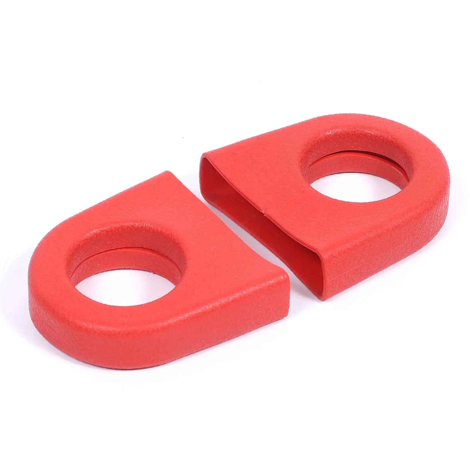 Rubber Zwart Voor Land Rover Defender 90 110 130 2020-2025 Auto Achter Trailer Ring Beschermhoes Auto Externe accessoires 2 Stuks