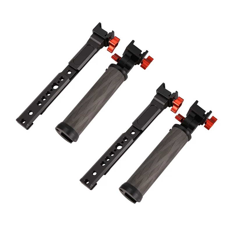 Einstellbare Handgriff Dual Carbon Griff Grip Clamp Halterung Für DJI Ronin RSC 2 RS2 Handheld Stabilisator Monitor Halterung-Heißer
