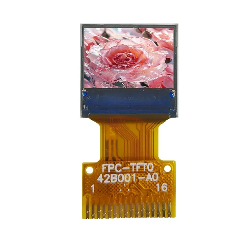 1 шт. 0,42-дюймовый TFT ЖК-дисплей 042B001-A0 96X54 Разрешение ST7735 Драйвер Последовательный SPI-интерфейс IPS HD 16Pin FPC-TFT042B001-A0 1 шт. 0,42-дюймовый TFT ЖК-дисплей 042B001-A0 96X54 Разрешение ST7735 Драйвер Последовательный SPI-интерфейс IPS HD 16Pin FPC-TFT042B001-A0