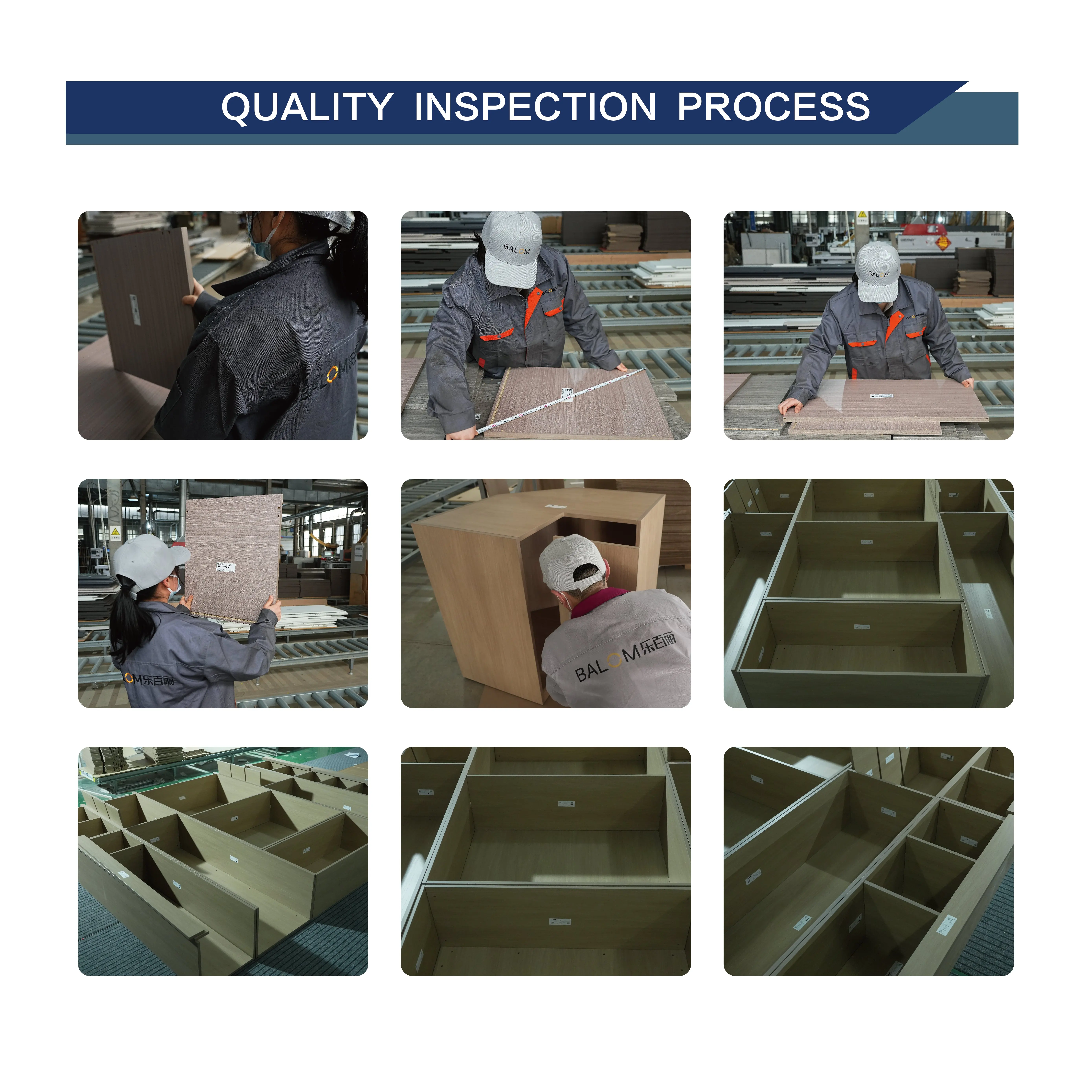 Balom 2025 أنظمة خزانة المشي الحديثة الفاخرة المخصصة في خزانة الملابس تصميم خزائن مرحاض خشبية لغرفة الملابس خزانة مفتوحة #5