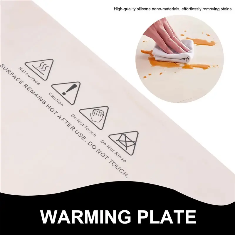 A67P-Electric Warming Tray,Foldable Food Warmer With 3 Temperature Settings,Auto Shut-Off, Ideal For Buffet&Catering EU Plug