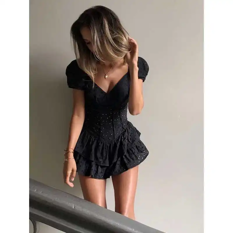 

Lingaga Faion V Ne Puff Sve с оборками, плиссированная женская футболка H Version Cleanfit, четверть Све, льняной материал