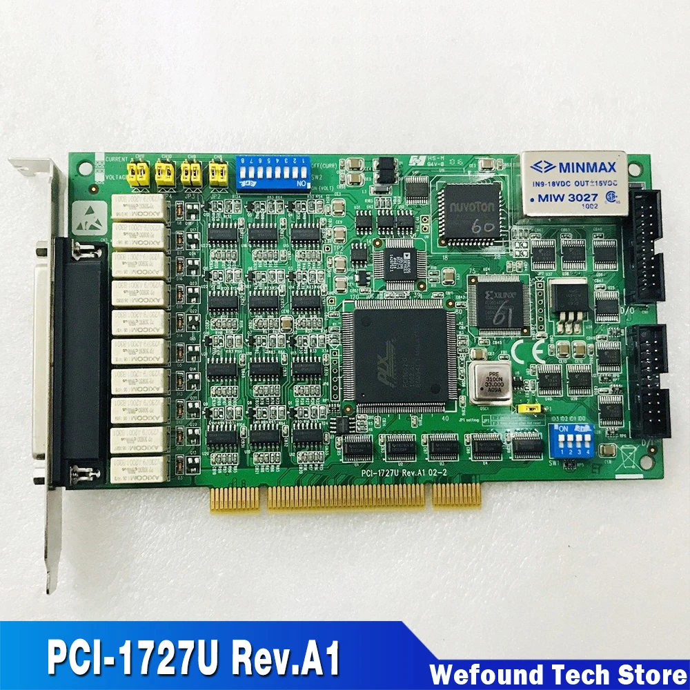 

PCI-1727U Rev.A1 14 For Advantech Bit Serial Port 12-Channel Analog Output With Digital IO Card