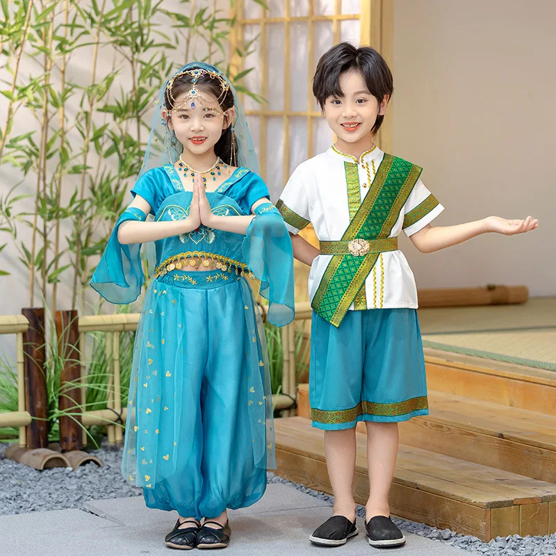 Girls Chinese Ancient Super Fairy Hanfu Kids Girl Children Costume Tang Suit Dress Child Princess Chinese Style Dress Stage