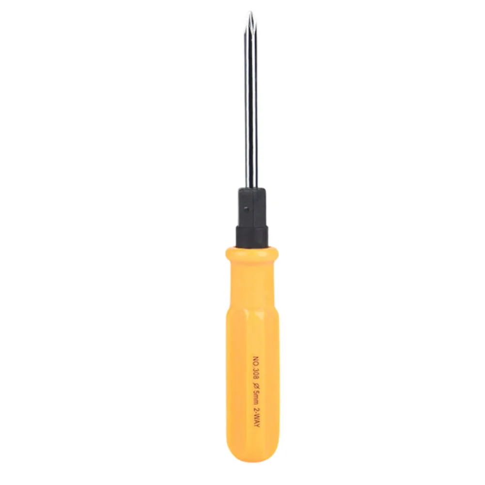 2 Sides Slotted Cross Screwdrivers Double Head Portable Tools For Repair Remover Offering A Medium Size For Handling Heavy-duty