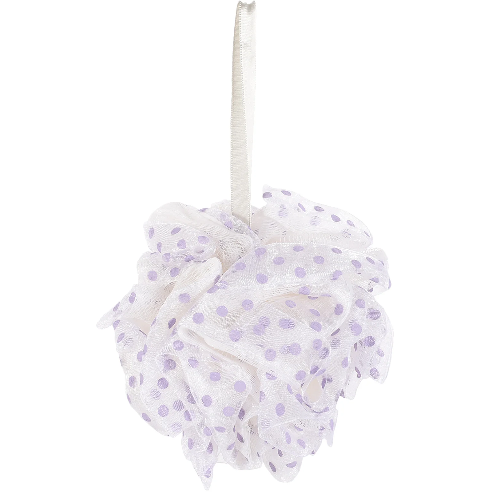 

2pcs Large Dot Bath Sponge Shower Loofah Quick-Drying Bathing Ball For Travel Home Body Scrubber Household Use