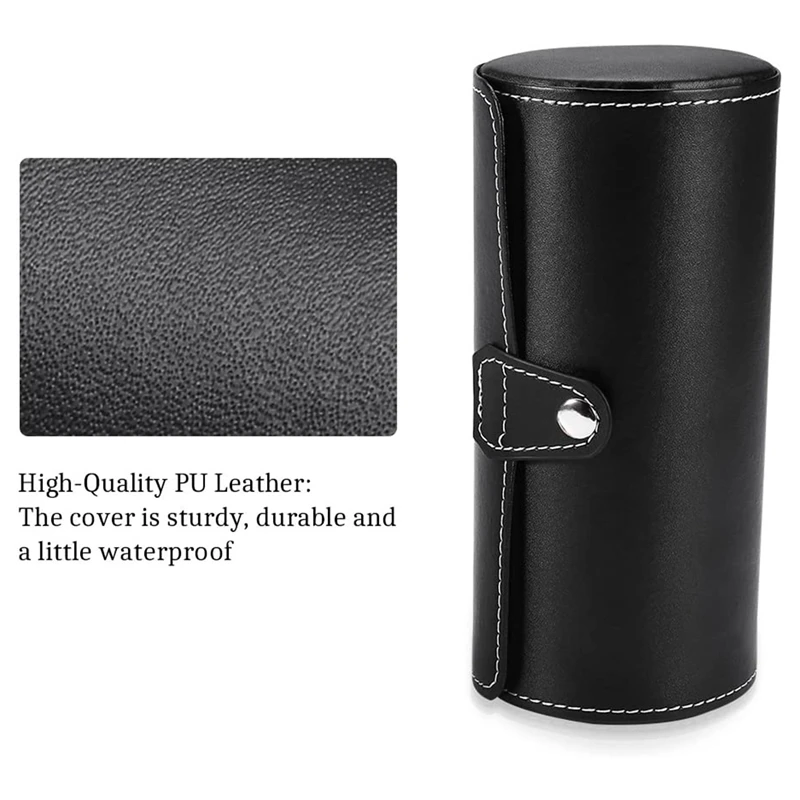 3 Slot Travel Watch Box Jewelry Storage Case Porch Jewellery / Watch Box / Watch Boxes