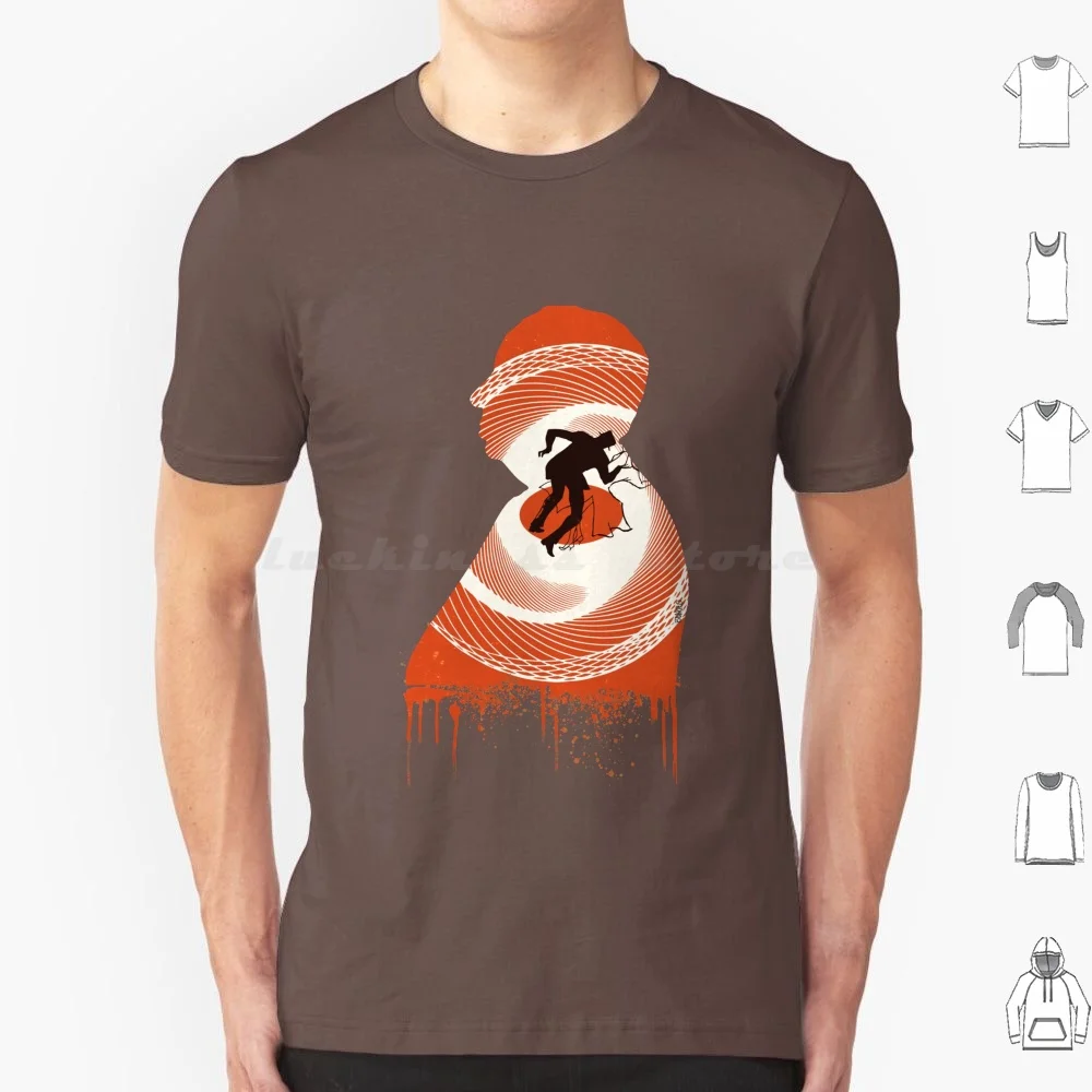 Hitchcock Alfrted& # 39 ; S Vertigo silueta ilustración de Burro camiseta algodón hombres mujeres DIY estampado Bates Mansion Hotel