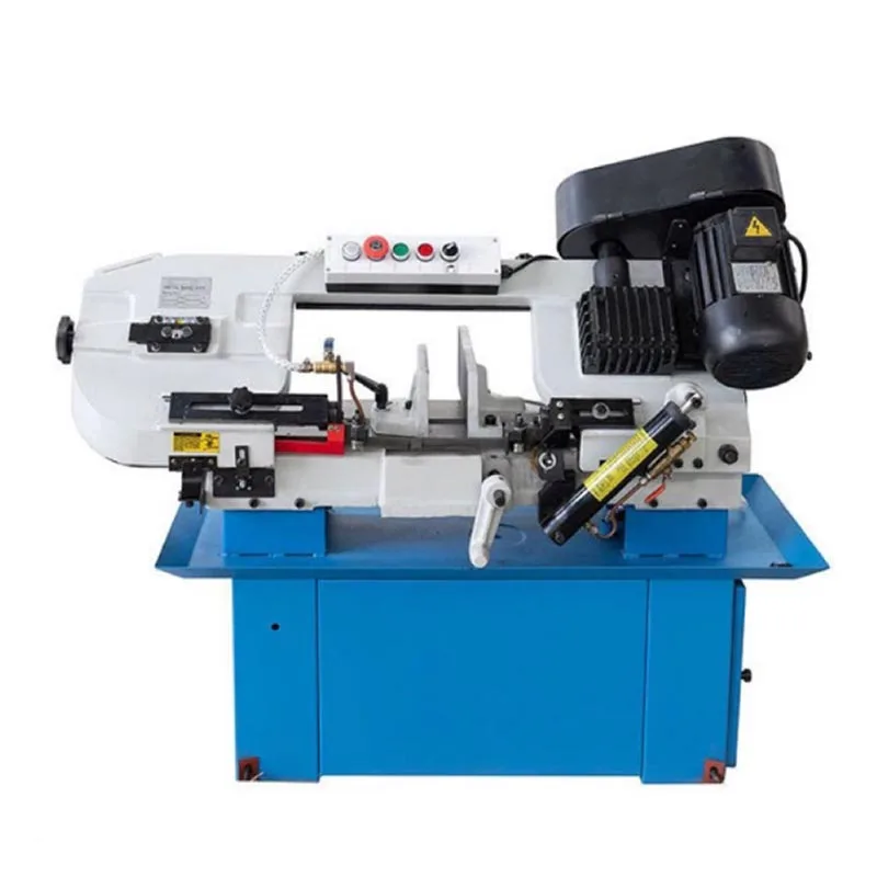 Horizontal Metal Band Saw Machine for Metal Cutting  Small Cutting Machine BS-712N 220V/110v Customized