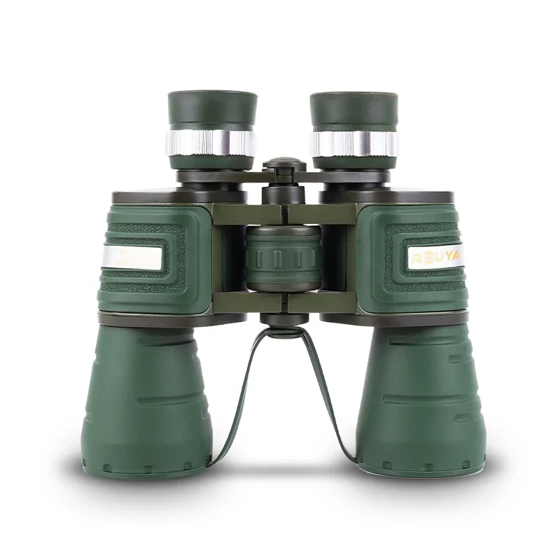 Professional Powerful Binoculars Army Green 10X50 Large Eyepiece Military HD Long Range Telescope for Outdoor Tourism Hunting