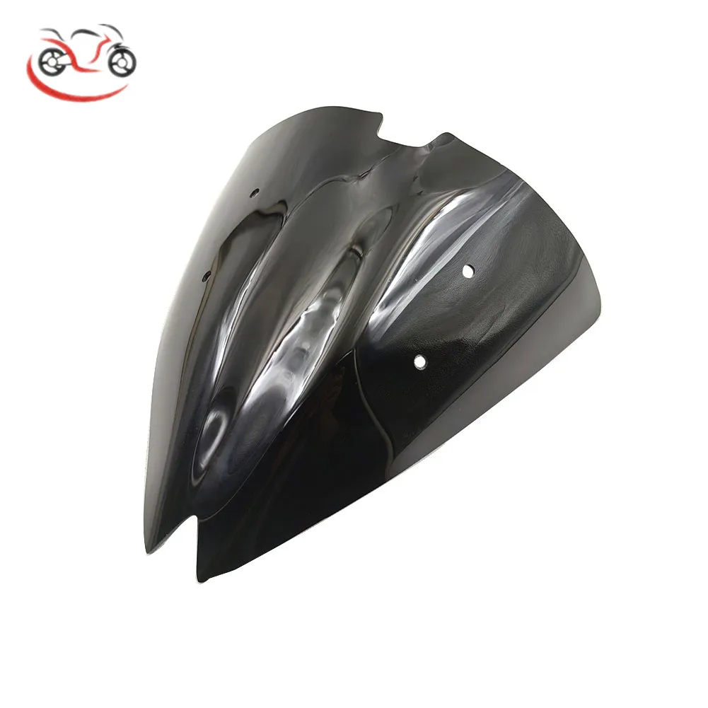 Motorcycle Windshield  Windscreen Double Bubble Wind Deflectors For Kawasaki Z1000 Z 1000 2007 2008 2009
