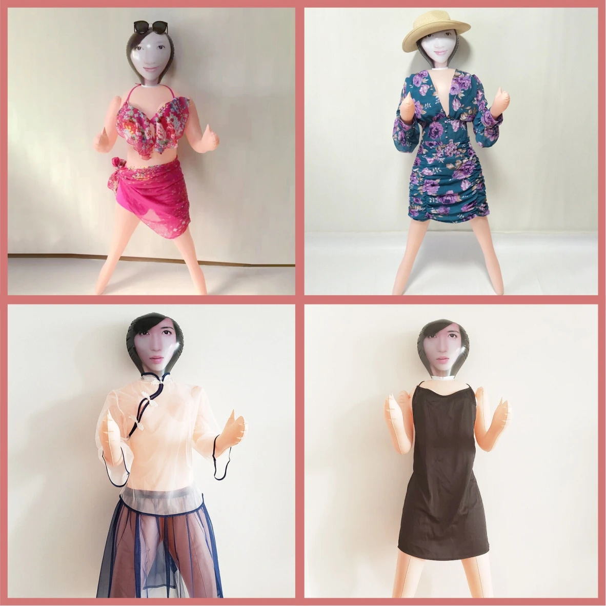 Blow Up Male And Female Inflatable Dolls, Taking Pictures, Large Inflatable Models, Party Decoration Gifts, Silicone Humanoid view 3