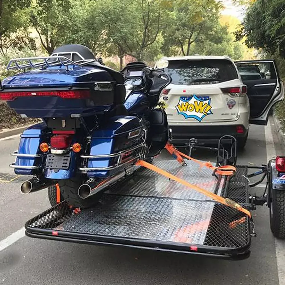 1M*25mm Lashing Strap Nylon Quick Release Cargo Tie Down Luggage Bag Cargo Lashing With Metal Buckle Tow Rope Tensioner