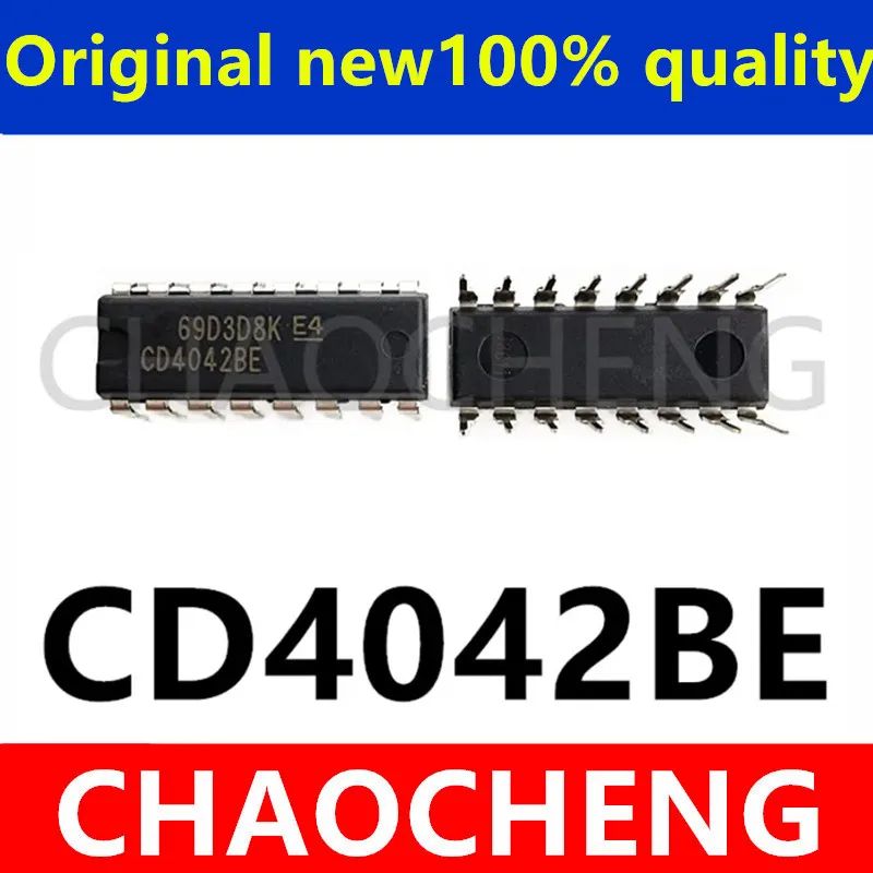 (5-10pcs)100% New CD4042BE DIP-16 Chipset