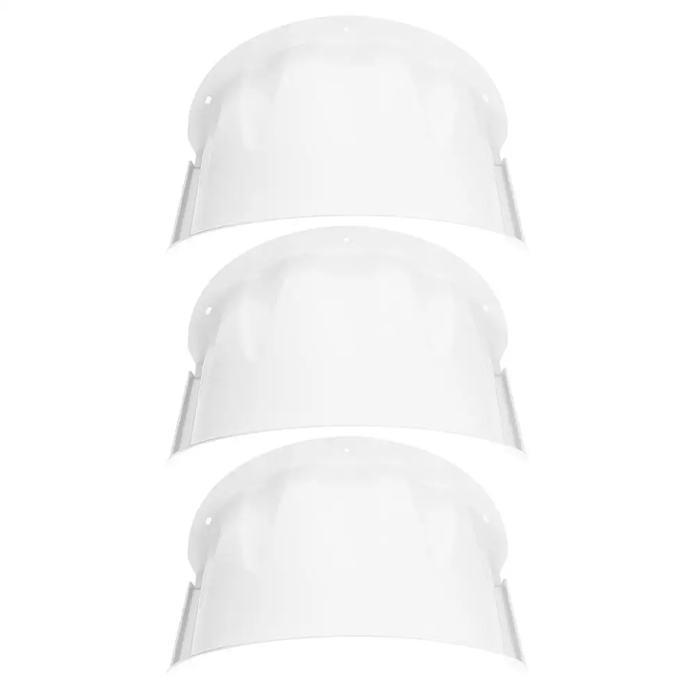 

3pcs Rain Cover Plastic Sun Shade Roof Replaceable Accessories Outdoor Waterproof Cap Protectors