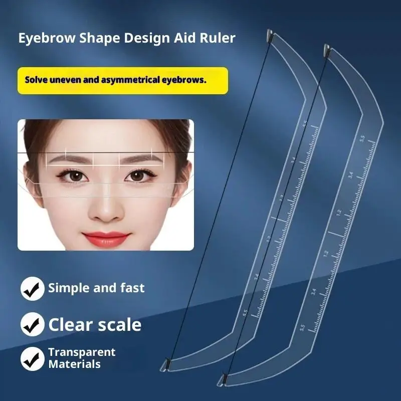 Microblading Eyebrow Mapping Ruler Permanent Makeup Brow String Pre Inked Tattoo Bow And Arrow Line Drawing Auxiliary Tool