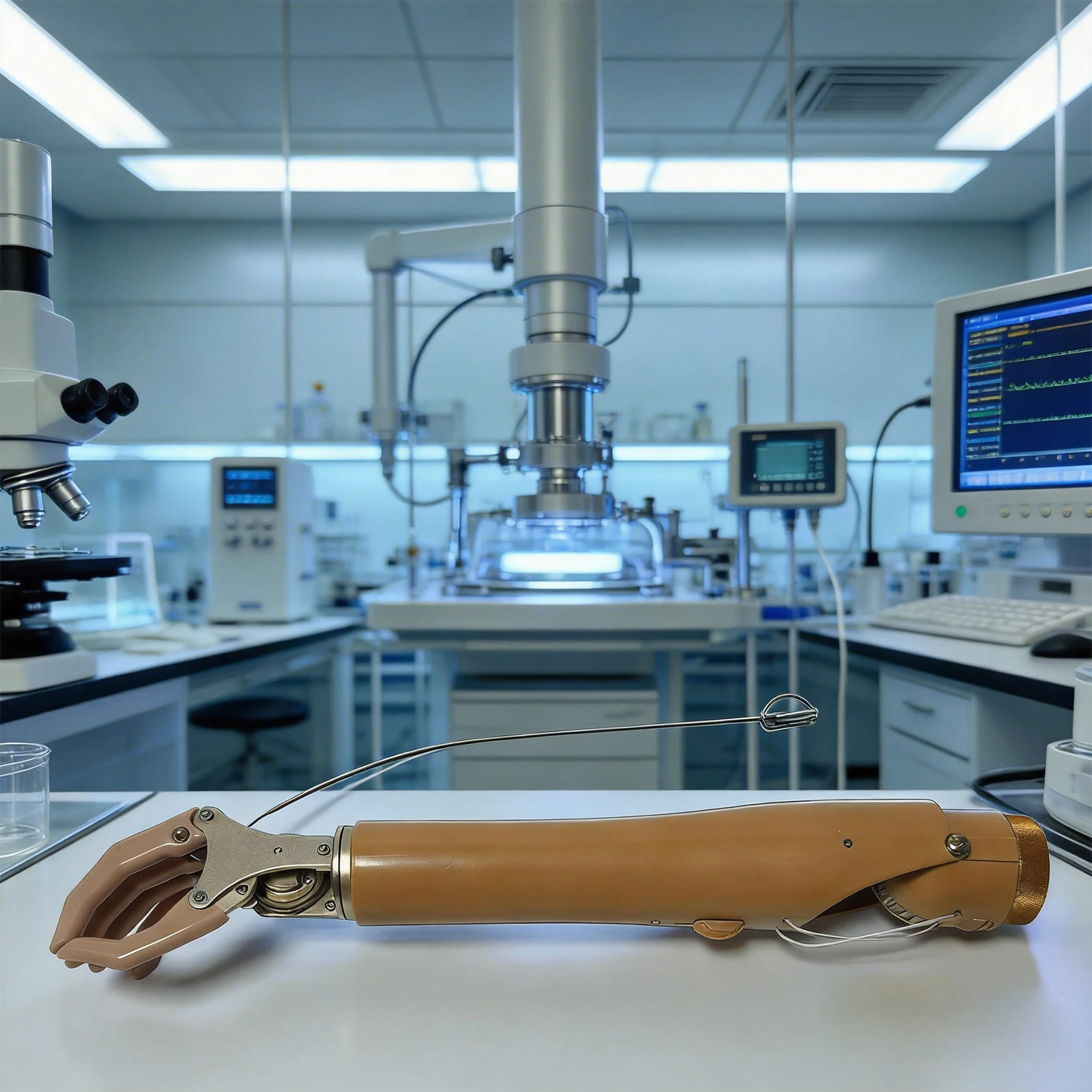 Cable Controlled Mechanical Hand for AE  Stainless Steel  Pass security testing FS-002S