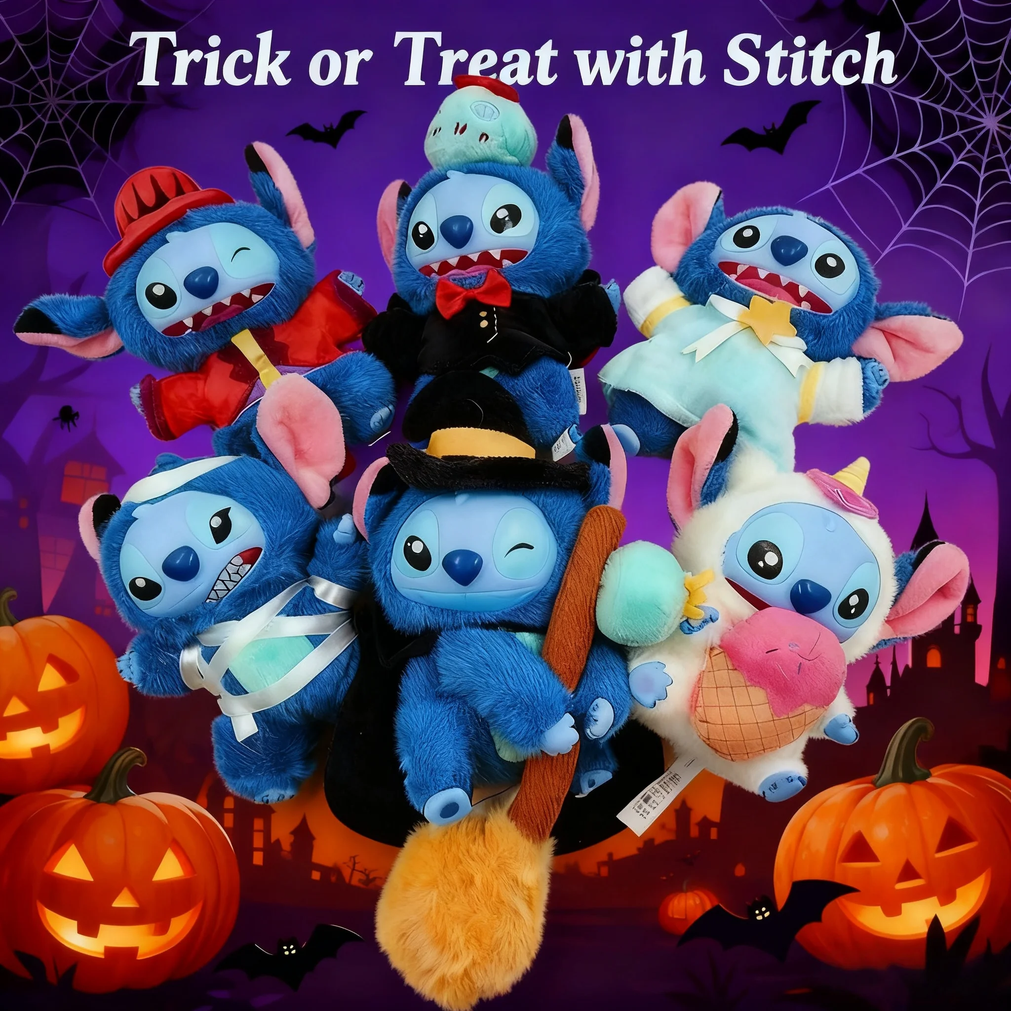 

Новая высококачественная кукла Disney Freaky Series Stitch из ПВХ, подходит для коллекции подарков на Хэллоуин и обязательств