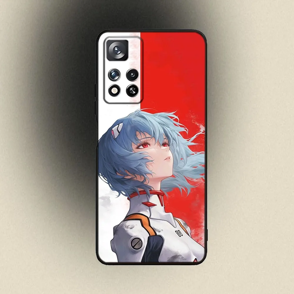 Anime E-EvangelionS Rei Eva 00 Phone Case For Samsung Galaxy A20,A21s,A22,A31,A32,A52,A53,A72,73,A80,A91 Soft Black Cover