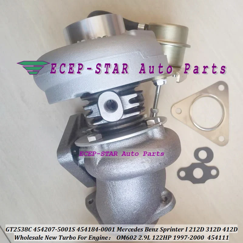 Turbo GT2538C 454207 454184 454111 454207-5001S 454184-0001 For Mercedes Benz Sprinter I 212D 312D 412D 1997-00 OM602 2.9L