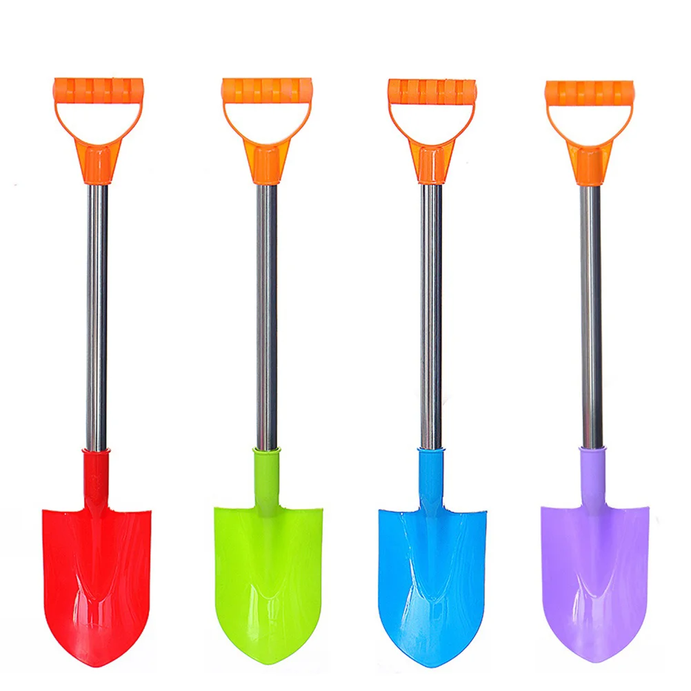 

4pcs Mini Sand Shovels Beach Toys Sand Dredging Plastic Spade Playing Beach Toys for Children Kids