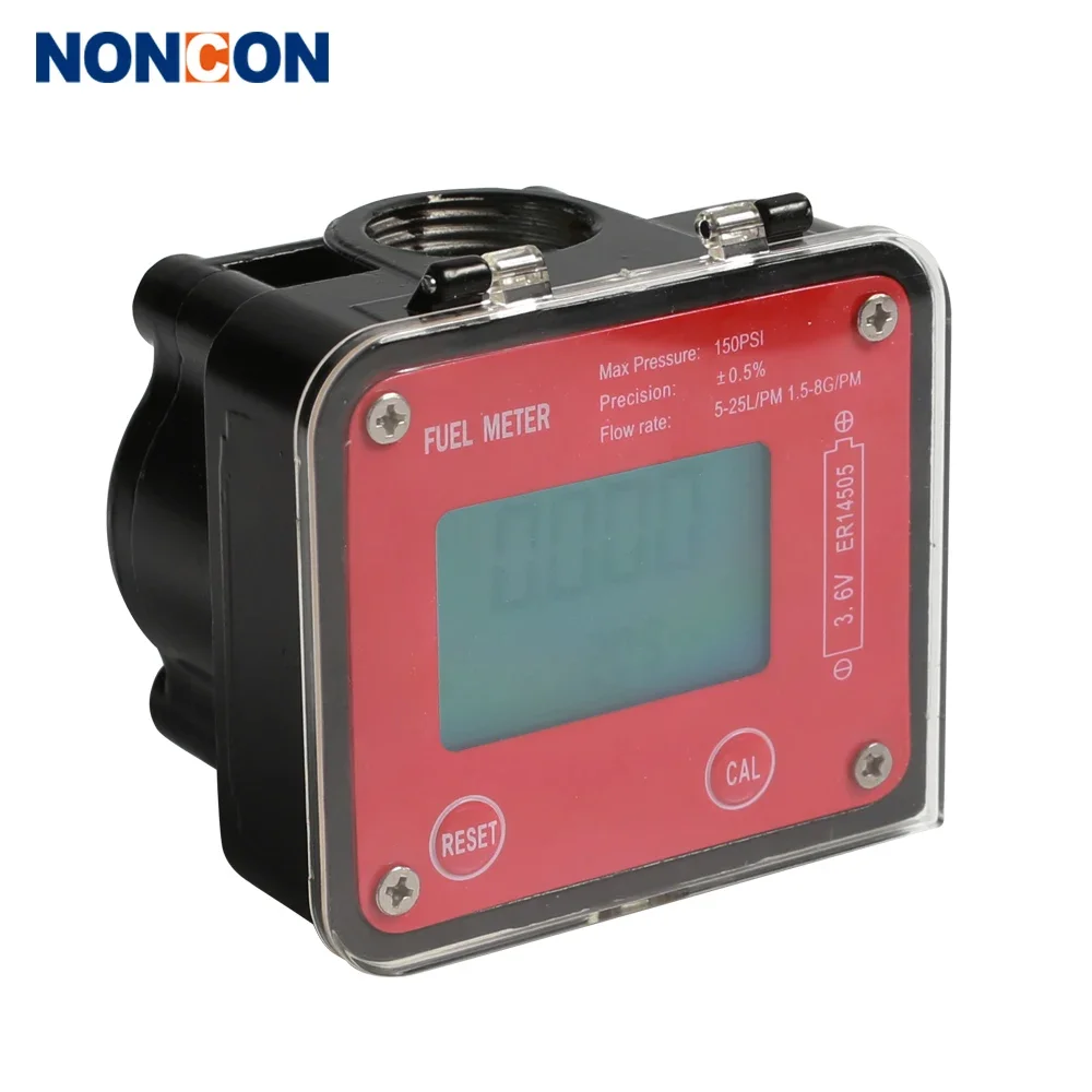Oval Gear Flowmeter diesel  Liquid Electronic Meter Flow Meter 6 Points 4 Points